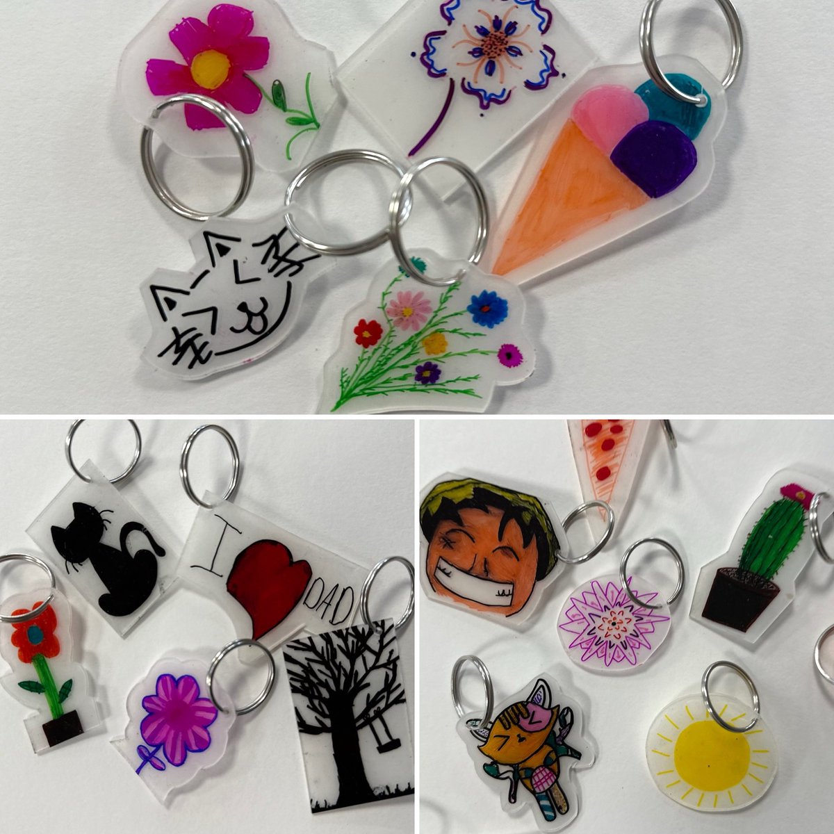 ADT@ Stanborough (@stanb_adt) on Twitter photo Summer School Update - Shrinky Dink Designs have been cooked! Some lovely hand drawn keychains by our new year 7’s! <a href="/StanboroughS/">Stanborough School</a> Summer School Update - Shrinky Dink Designs have been cooked! Some lovely hand drawn keychains by our new year 7’s! <a href="/StanboroughS/">Stanborough School</a>