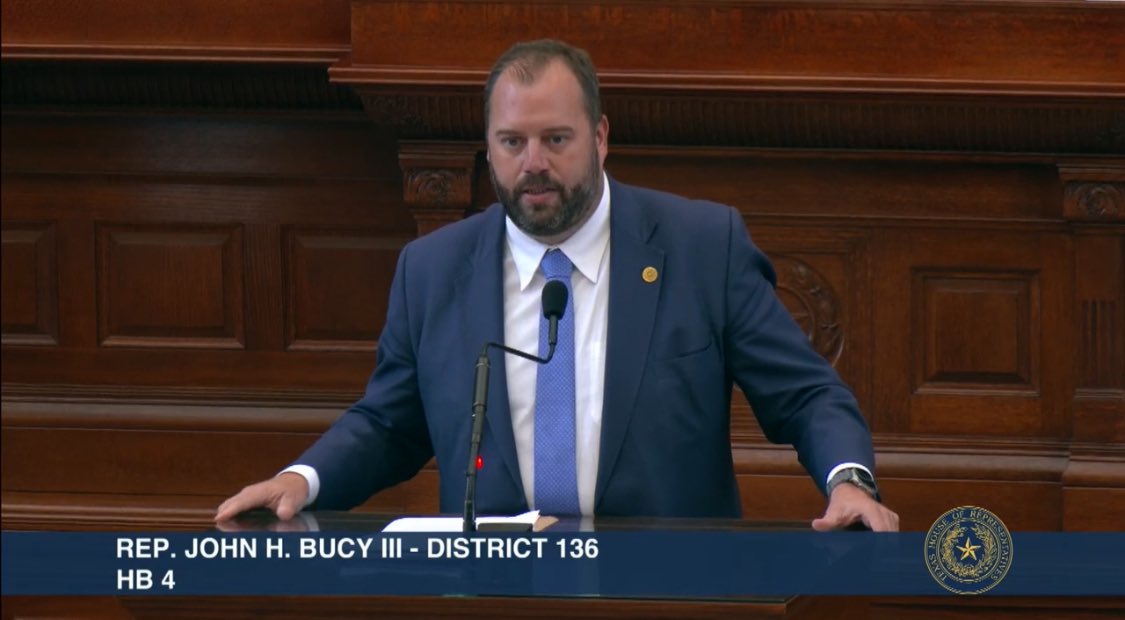 emilyebytx's tweet image. “Let me be clear: this is Donald Trump’s map.” @BucyForTexas, whose own constituents will be redistricted into districts 300+ miles west and 100+ miles east of their homes.
