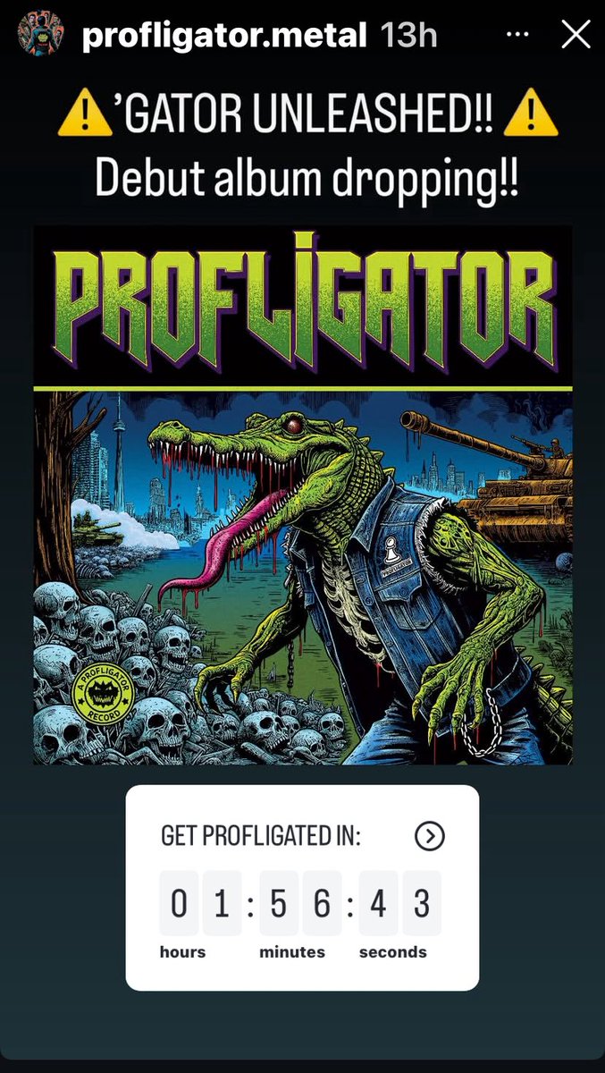 Our friends at Profligator are dropping a new album. Check them outs and give them some love if you love true metal 🤘