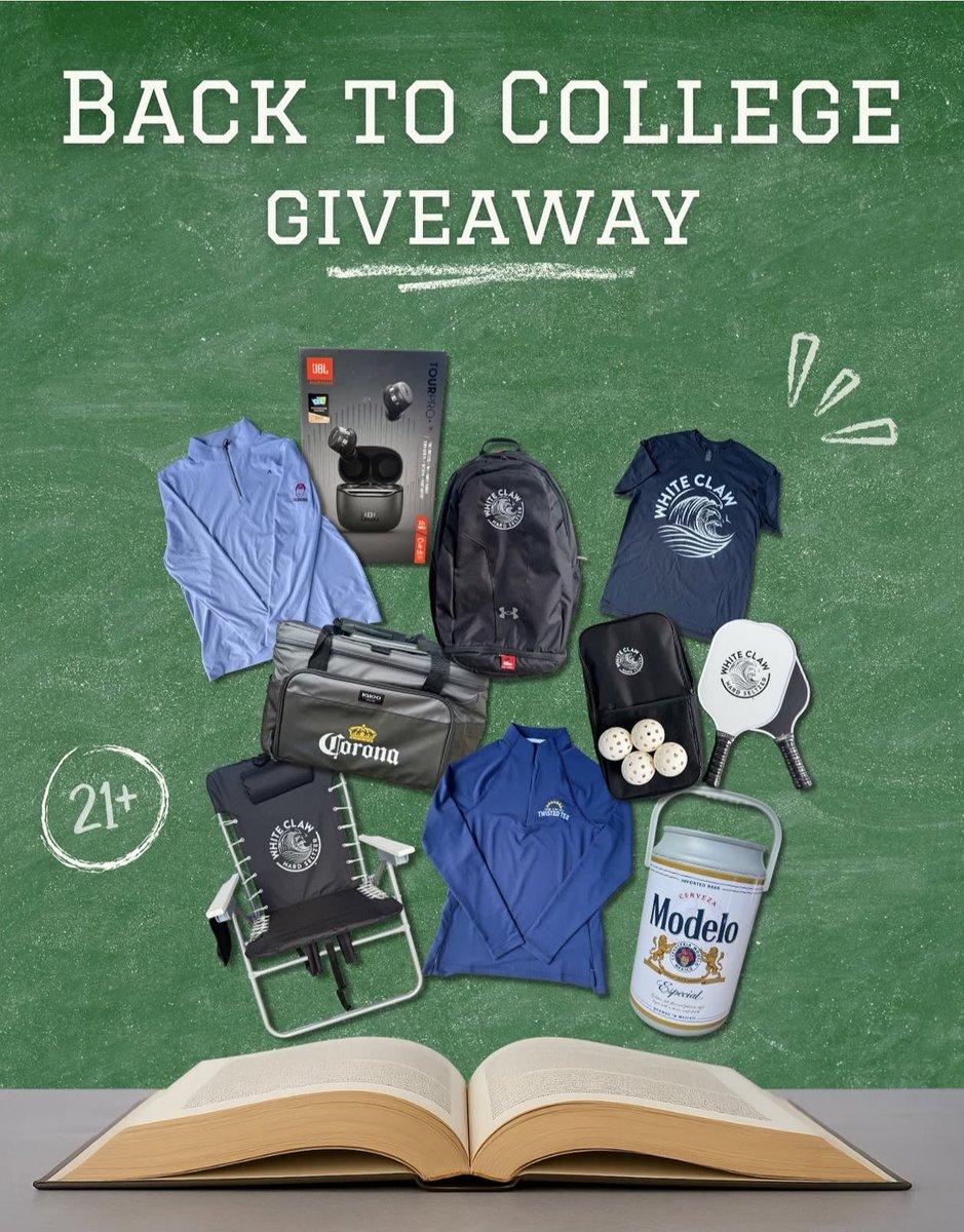 Before the books open… we’ve got a STACKED giveaway for one lucky student (21+)! Think beach chairs, coolers, wearables, even a pickleball set 👀 Want in? Head to our Instagram to enter: instagram.com/p/DNjq-ohRPrH/…
Winner will be announced on August 28th!