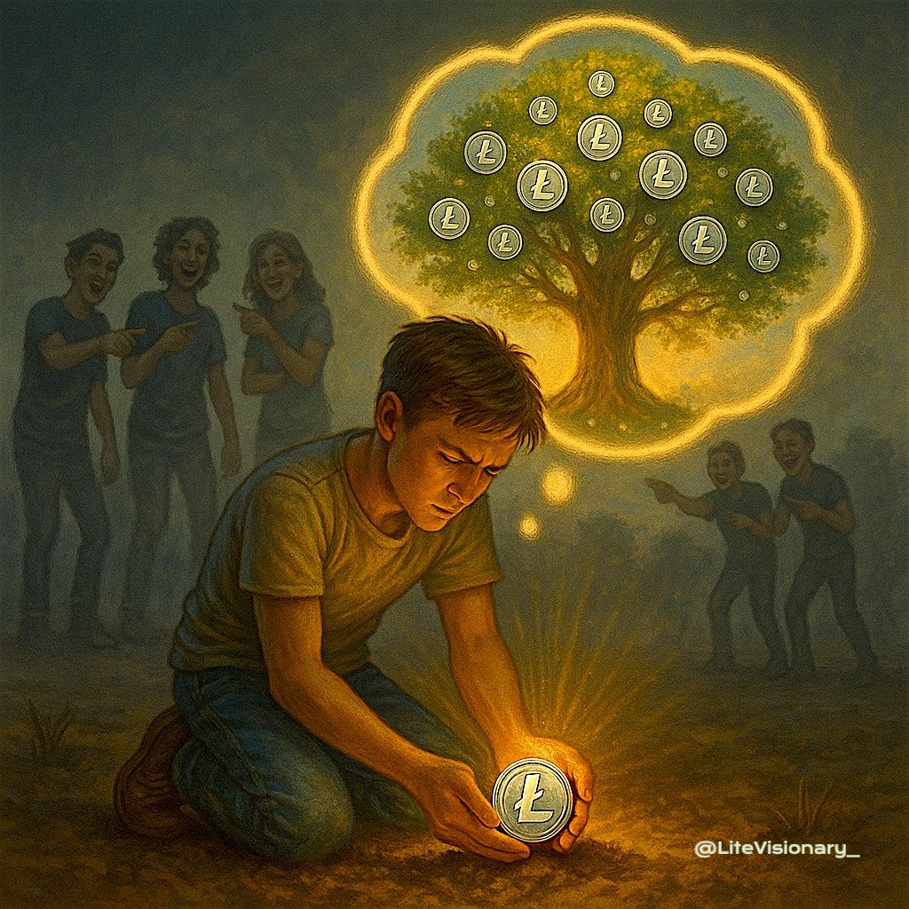 To them, #Litecoin is just a seed.
They ignore it today…
Later, they’ll take shelter under its tree.
