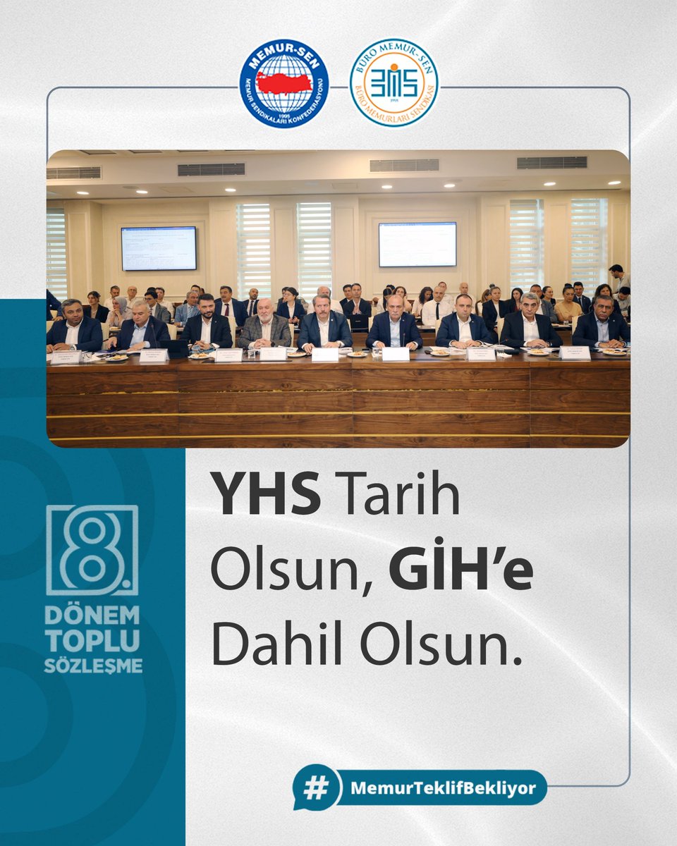 #BuYasaylaBurayaKadar Bizler 657 Sayılı Devlet Memurları Kanunu'na tabi 156 bin #YardımcıHizmetlerSınıfı memurlarıyız. Eğitimlerimizi tamamlamış çalışanlar olarak talebimiz; Sınava tabii tutulmadan bir defaya mahsus olmak üzere GİH ya da THS kadrolarına geçiş yapmak istiyoruz.