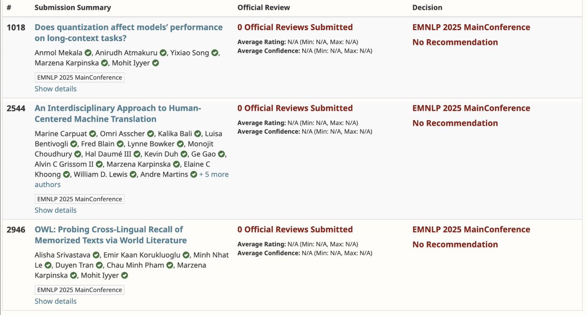 Happy to see these papers accepted to #EMNLP2025! 🎊