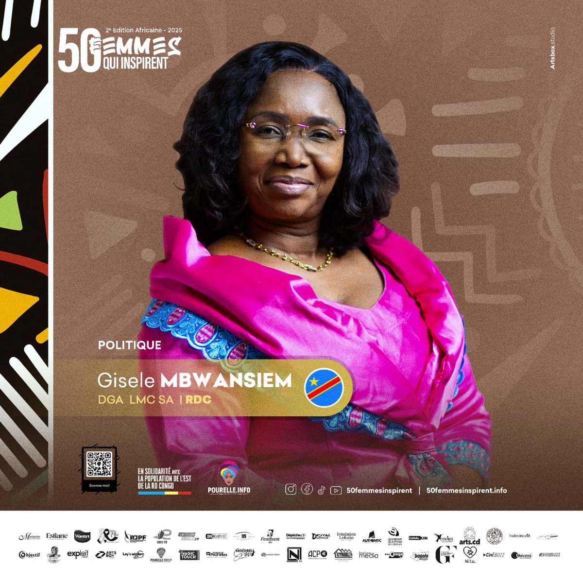 50 FEMMES QUI INSPIRENT (@50femmes) on Twitter photo #Politique
Gisèle MBWANSIEM MUPA, La force tranquille d’une femme aux commandes
pourelle.info/gisele-mbwansi… <a href="/Pourelleinfo1/">POURELLE.INFO</a> <a href="/MbwansiemG/">Mbwansiem Gisèle</a> <a href="/molobeli_yabasi/">Maguy MBUKU Molobeli ya BASI</a> <a href="/EstherMpezoOmba/">Esther MPEZO</a> <a href="/Presidence_RDC/">Présidence RDC 🇨🇩</a> <a href="/forumpourelles/">Forum Pour Elles</a> <a href="/udps_tshisekedi/">Union pour la Démocratie et le Progrès Social</a> <a href="/ONUFemmesRDC/">ONU Femmes RDC</a> #Politique
Gisèle MBWANSIEM MUPA, La force tranquille d’une femme aux commandes
pourelle.info/gisele-mbwansi… <a href="/Pourelleinfo1/">POURELLE.INFO</a> <a href="/MbwansiemG/">Mbwansiem Gisèle</a> <a href="/molobeli_yabasi/">Maguy MBUKU Molobeli ya BASI</a> <a href="/EstherMpezoOmba/">Esther MPEZO</a> <a href="/Presidence_RDC/">Présidence RDC 🇨🇩</a> <a href="/forumpourelles/">Forum Pour Elles</a> <a href="/udps_tshisekedi/">Union pour la Démocratie et le Progrès Social</a> <a href="/ONUFemmesRDC/">ONU Femmes RDC</a>