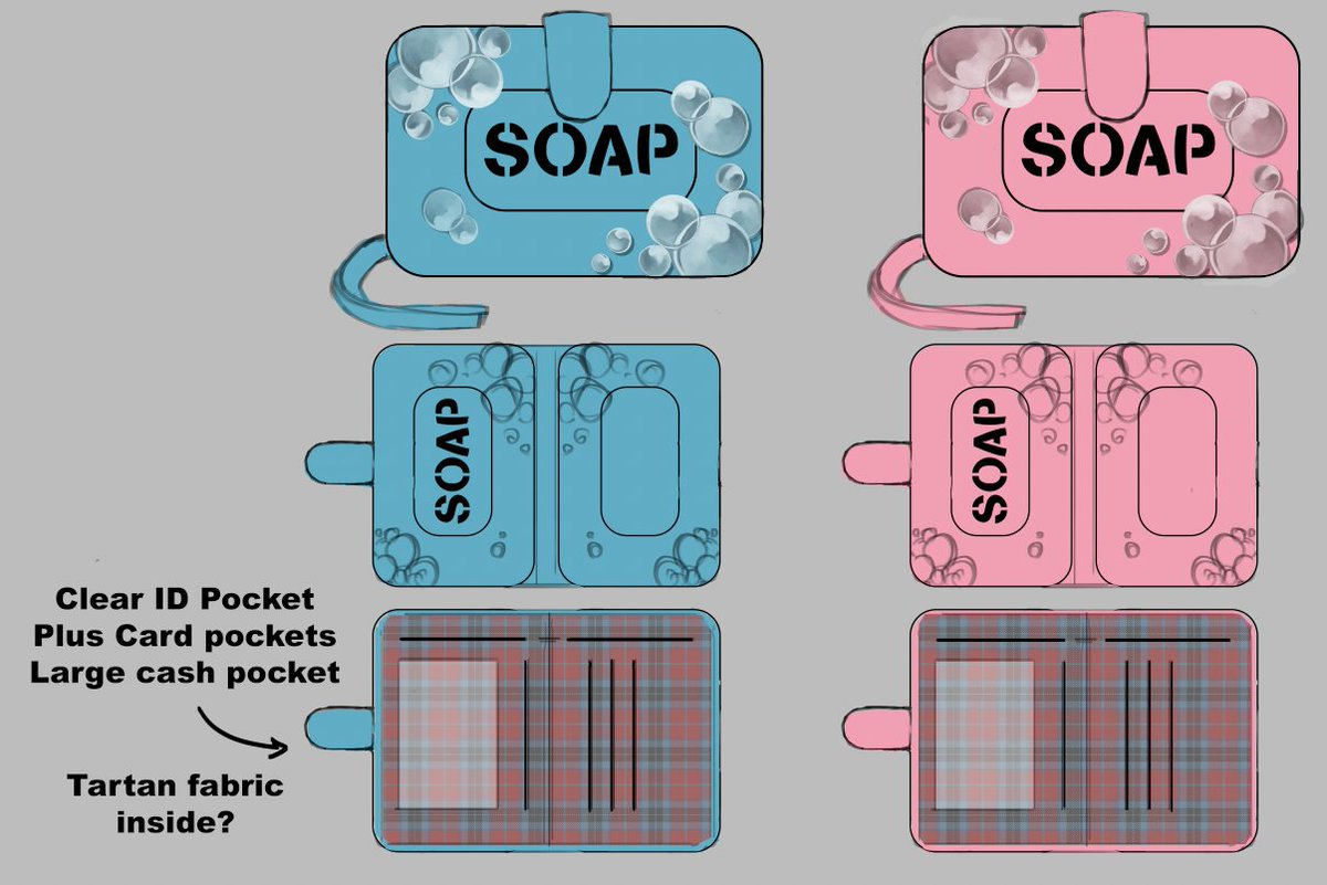 cryobuckys's tweet image. Soap Mactavish inspired bar-soap wallet concepts! Are these cute or am I on the wrong track?? 
#soapmactavish #MW2 #CallofDuty