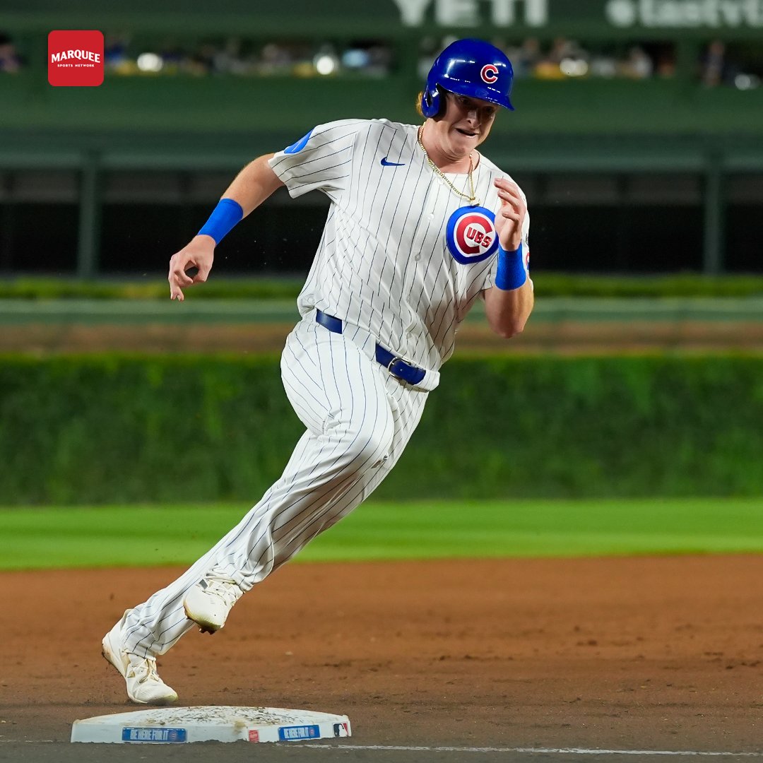 MarkKrockover's tweet image. #RedLightning #MLB #MLBRookie #GoCubsGo #BeatMilwaukee #MLBDebut @Cubs @WatchMarquee