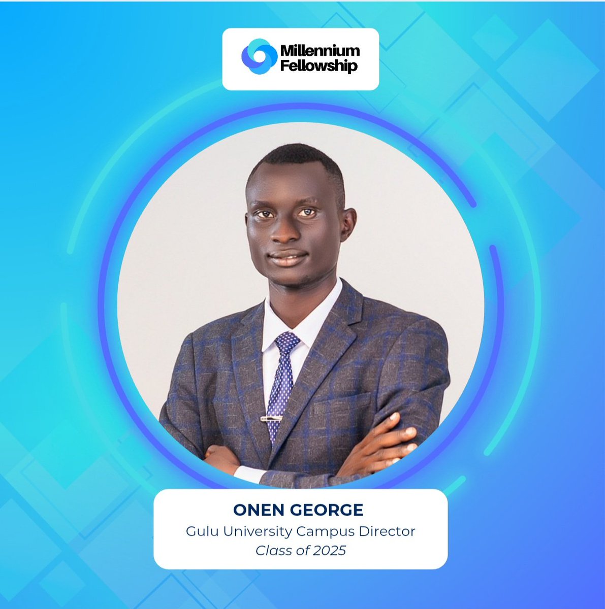 Onengeorginho's tweet photo. I am honored to have been selected as a Millennium Fellowship Campus Director for Gulu University under the United Nations Academic Impact and MCN.
I look forward to working with young leaders globally to drive positive impact in our community.
#MillenniumFellowship
@GuluVarsity https://t.co/8h2P6ytgb6