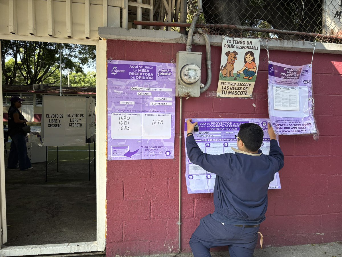 El fin de semana participé en la Misión de Observación Democrática del #PresupuestoParticipativo2025 #CDMX. Recibimos capacitación, visitamos proyectos comunitarios y supervisamos sitios de votación para garantizar transparencia y participación ciudadana.  <a href="/VotoChilango/">Voto Chilango</a> <a href="/MX_DC/">MXDC The Mexican Professionals Network</a>