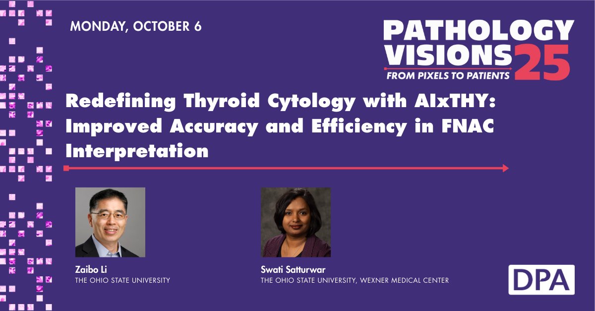 Want to learn more about AI in thyroid cytology? Come to pathvisions 2025!
