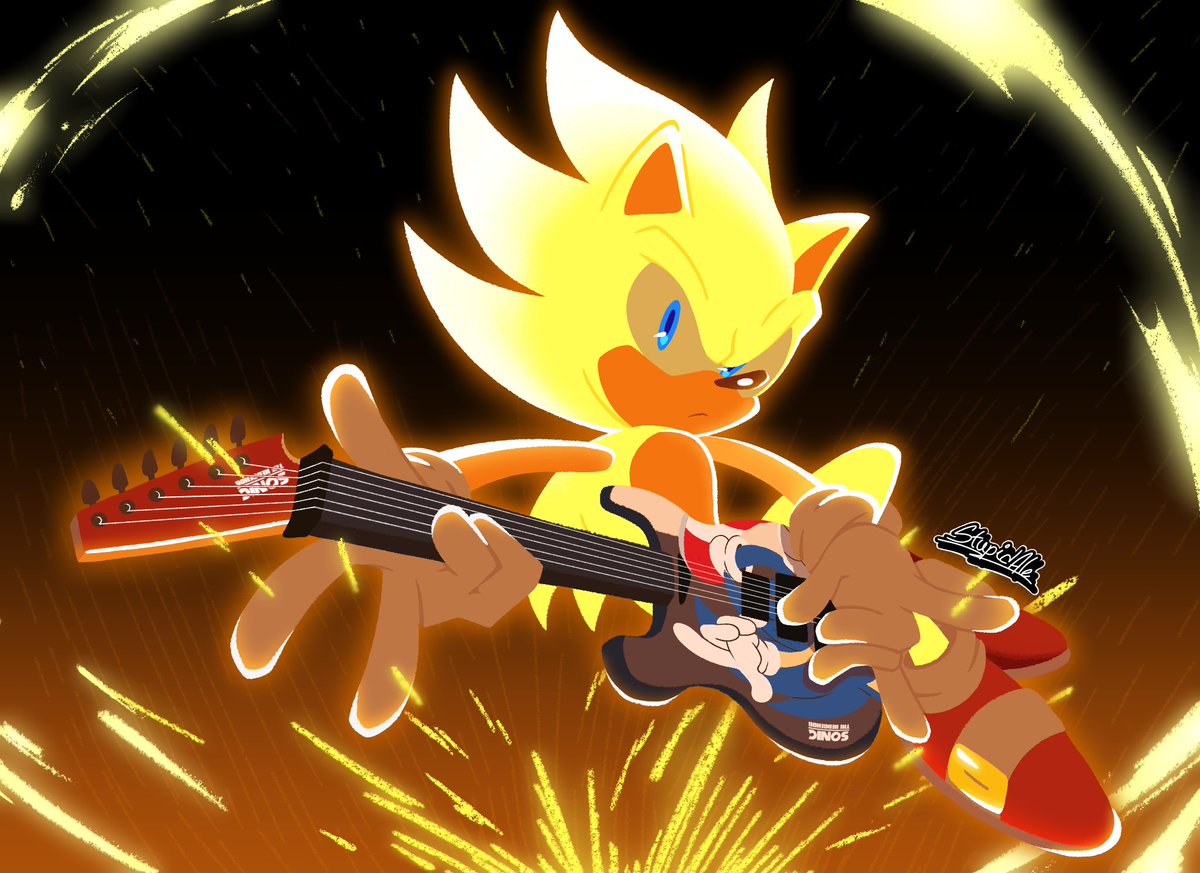 Super Guitarist – Phase 2 #SonicTheHedgehog #sonicfanart