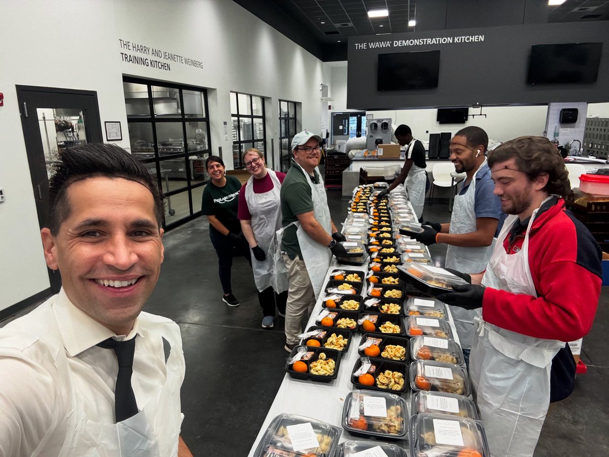 Hunger doesn’t take a day off — and neither does @Philabundance in fighting hunger.