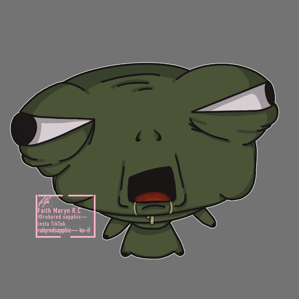 rubyredsapphic's tweet image. i made an #Emote for friend. i will be completely honest, the silliest thing I&apos;ve ever drawn.
#digitalart