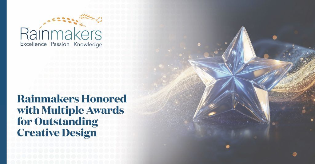 Rainmakers was honored across three major creative competitions for excellence in healthcare design: 
✨ GDUSA Digital Design Award
🥇 Hermes Creative Gold Award
🥈 TITAN Health Awards – 3 Silver Wins

Read more: rainmakerssolutions.co/45uQi0M
 
#HermesAwards #GDUSA #TITANHealthAwards