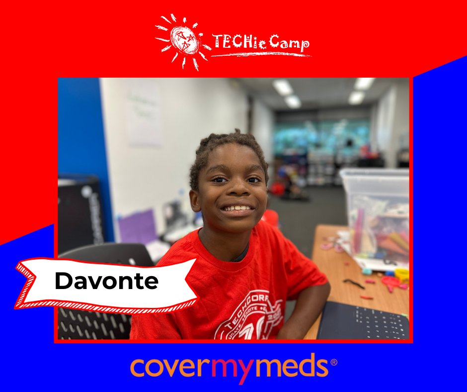 techcorpsus's tweet image. 🎬 Meet Davonte! This 4th grader brought a story to life with over 1,000 frames at our Digital Animation Techie Camp! ✨ Huge thanks to @CoverMyMeds for this opportunity! 💡 #TechieCamp #TECHCORPS #DigitalAnimation #EducateExciteEmpower
