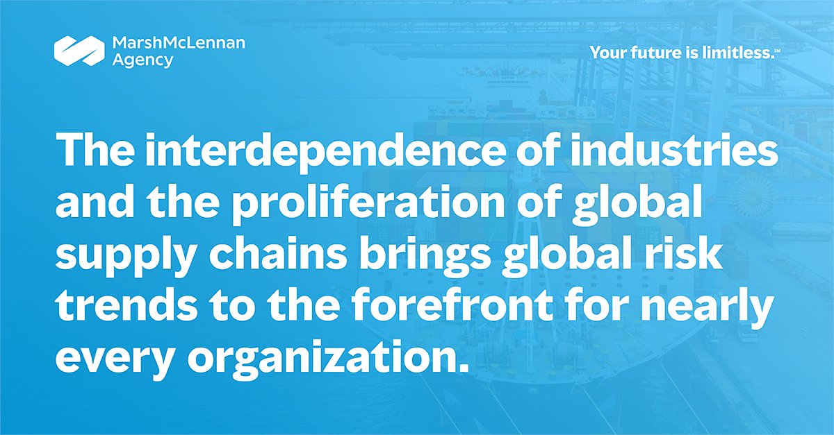 Marsh_MMA's tweet image. Global risks are not isolated; they are interconnected and can have local impacts. Businesses must adopt a holistic view of risk to develop effective mitigation strategies that address both global and local challenges. bit.ly/3YvdyI5 #RiskMitigation #BusinessStrategy