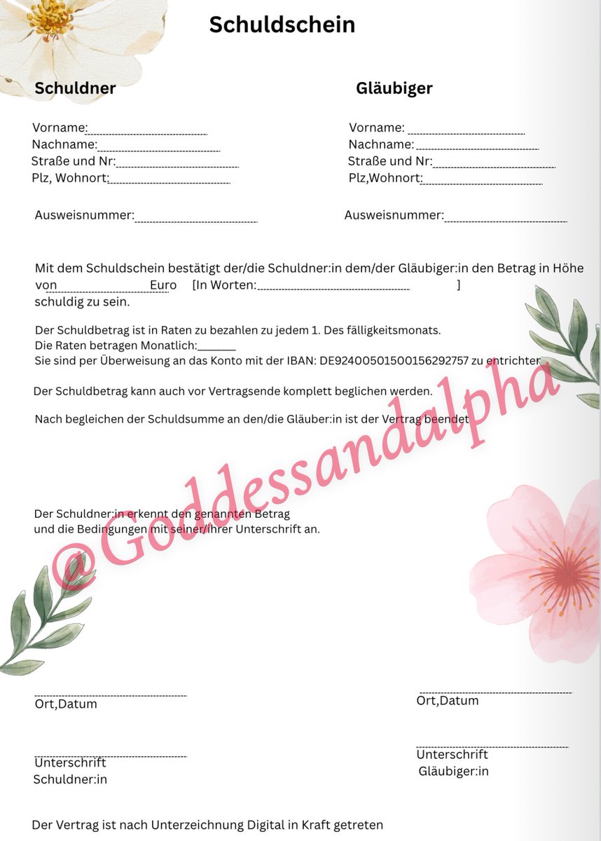 GoddesandAlpha's tweet photo. Neuer Schuldschein fertig 💶. Welcher Sklave will unterschreiben und ewig gebunden sein? 😍 melde dich Loser @pig_promo @rtfindomger @FindomRT8 @rtfemdom1 Geldsklave Geldherrin Moneypig Paypig Zahlsklave Findom Femdom https://t.co/YmjQBGkQBn