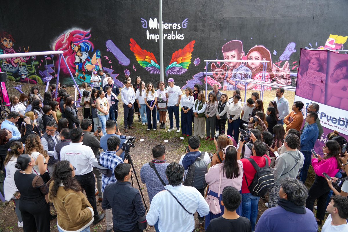pepechedrauimx's tweet photo. Actividades como la “Jornada Mujeres Jóvenes” nos recuerda que todo sale mejor cuando integramos a la comunidad. 🤝

Agradezco a las y los chavos que se involucraron para tener un espacio de sano esparcimiento en el Skate Plaza Xonaca. 🛹

Todo mi reconocimiento Secretaria @ZairaGlez6 y al equipo de @PueblaMujeres por fomentar la participación de las juventudes, permitiéndoles externar su creatividad a través del arte y el deporte.