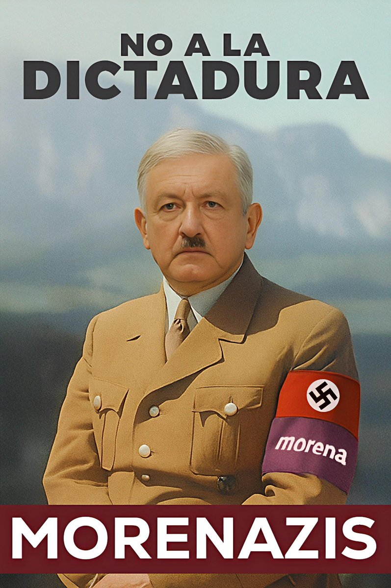bond_javier's tweet photo. @Garcimonero HEIL, AMLO!
#MoreNazi https://t.co/dqVGJsYbMr