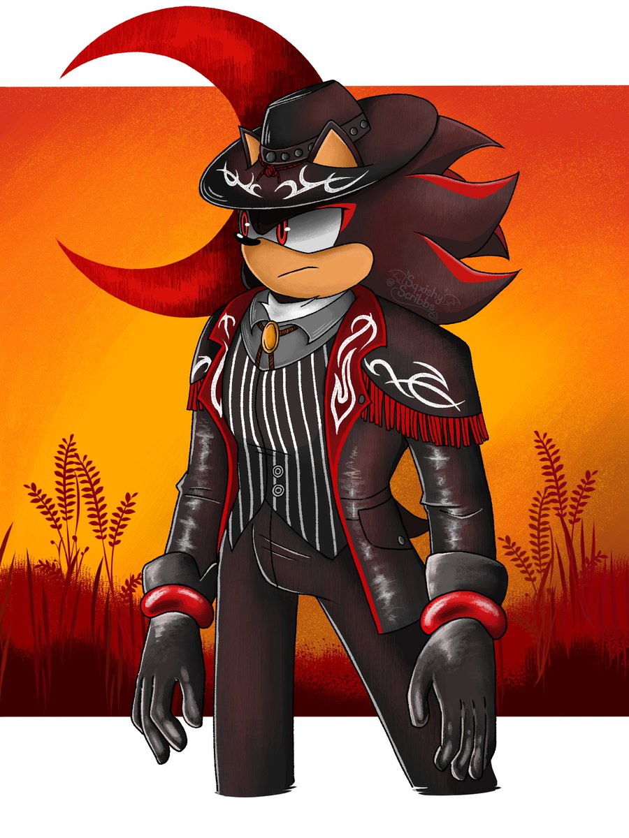 SqxishyScribbs's tweet photo. I really love how they both came out! Yay! ♡⸜(ˆᗜˆ˵ )⸝♡
#SonicTheHedgehog #shadowthehedgehog #outlawshadow #sheriffsonic #fanart #digitaldrawing #digitalart #sonadow #sonicfanart #shadowfanart https://t.co/pu5vnOWtqg