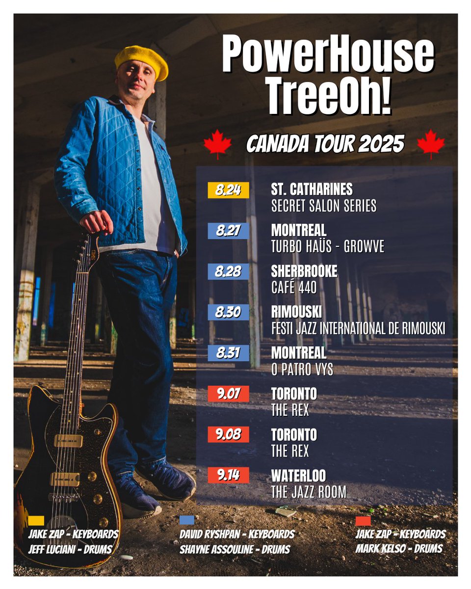 🎶 🇵🇱 Polish Jazz in Canada 🇨🇦

We are pleased to see Polish jazz artist Wojtek Justyna, returning with a new repertoire and an eclectic ensemble of musicians, including Canadian artists, for a memorable musical experience. ✨