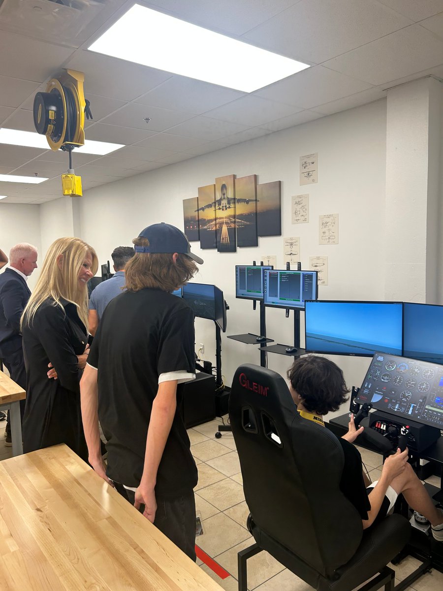 Yesterday, I joined <a href="/BrevardSchools/">Brevard Schools</a> and <a href="/FloridaTech/">Florida Tech</a> to celebrate the new Astronautics and Flight Exploration Academy at Merritt Island High! Inspiring to see students excited for their futures. As Senator, I will continue to advocate for hands-on career training in our schools.