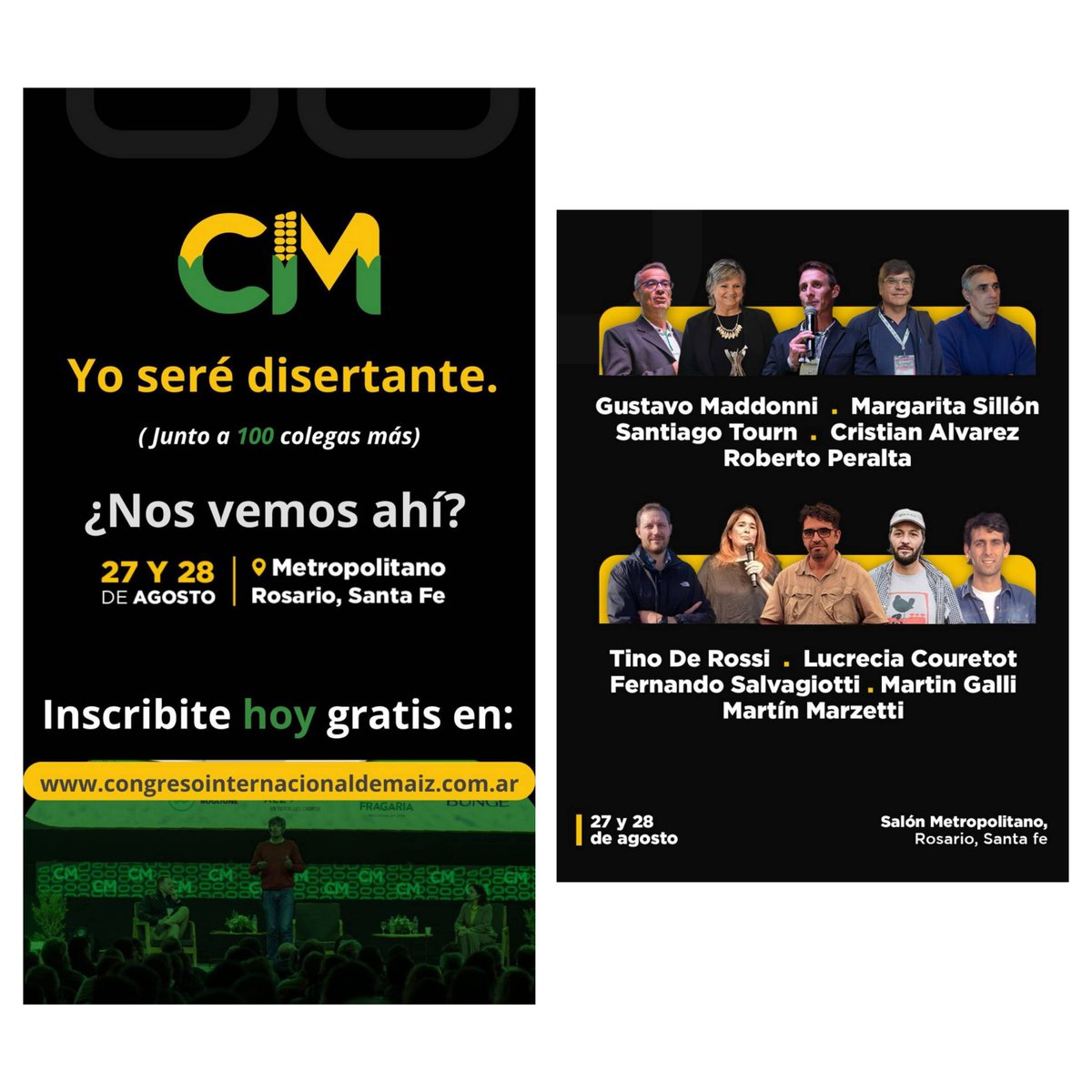 Nos encontramos en Rosario para un nuevo congresointernacionaldemaiz.com.ar
Falta poco! Nos vemos allá!