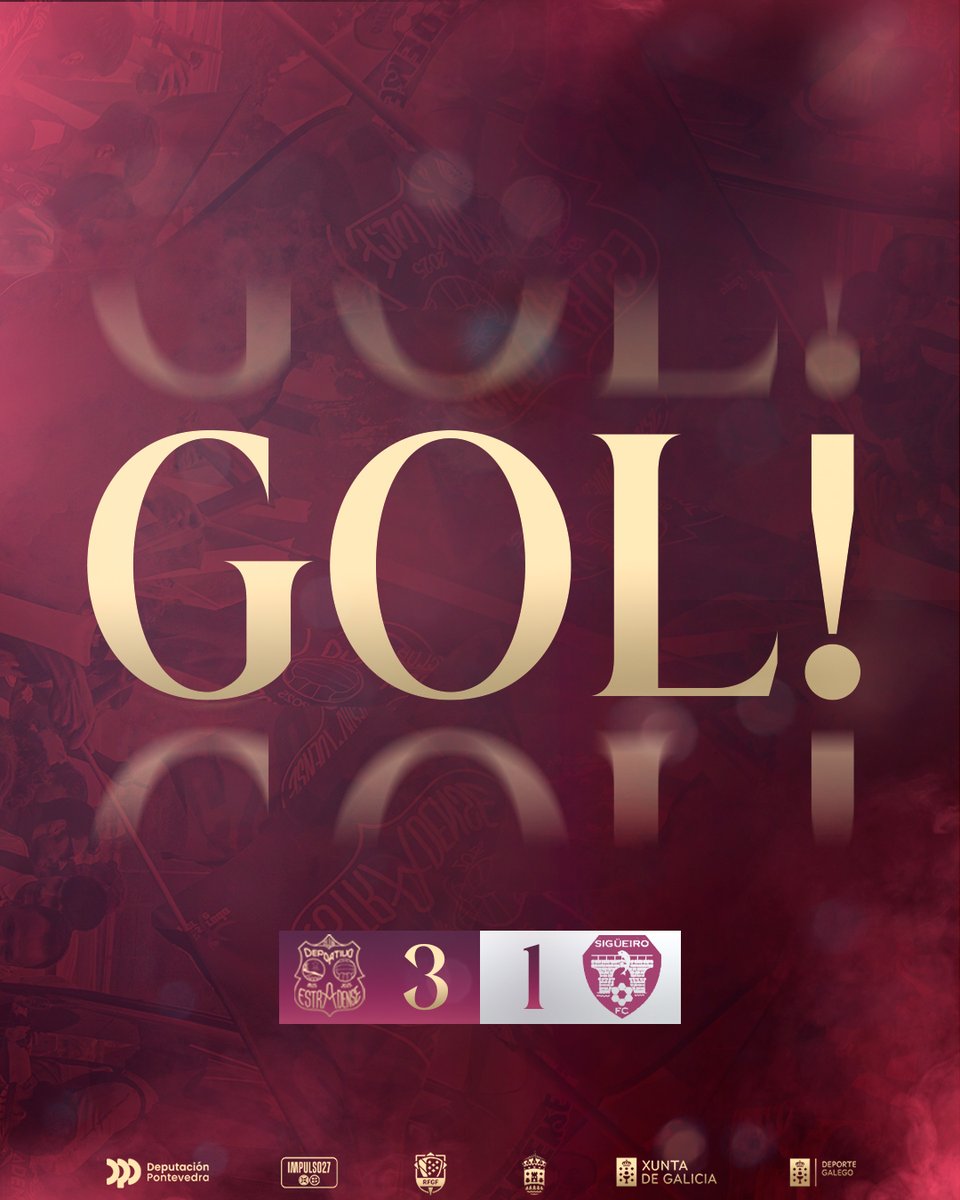 🥅 GOOOOOOOOOOL GOOOOOOOOOOOOOOOOLLLLLL DE GERARD

 CD Estradense 3-1 Sigüeiro

#CDEstradenseSigueiro

🔴⚪🔴⚪

#apuestradense #cdestradense #vamosrojillos #aestrada #100anos #unsentimentodepertenza

📸 @iamjesusfigueroa_ / <a href="/filmatefoto/">Fílmate</a>