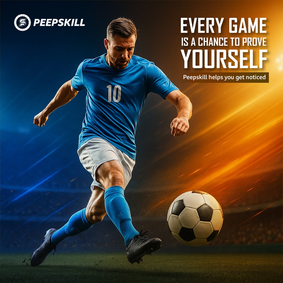 PeepSkill1's tweet image. ⚽ 𝗘𝘃𝗲𝗿𝘆 𝗴𝗮𝗺𝗲 𝗶𝘀 𝘆𝗼𝘂𝗿 𝗰𝗵𝗮𝗻𝗰𝗲 𝘁𝗼 𝗽𝗿𝗼𝘃𝗲 𝘆𝗼𝘂𝗿𝘀𝗲𝗹𝗳.
At @Peepskill, we help athletes showcase talent, connect with scouts &amp;amp; GET NOTICED. 🚀

#Peepskill #ProveYourself #AthleteLife #SportsRecruitment #Football