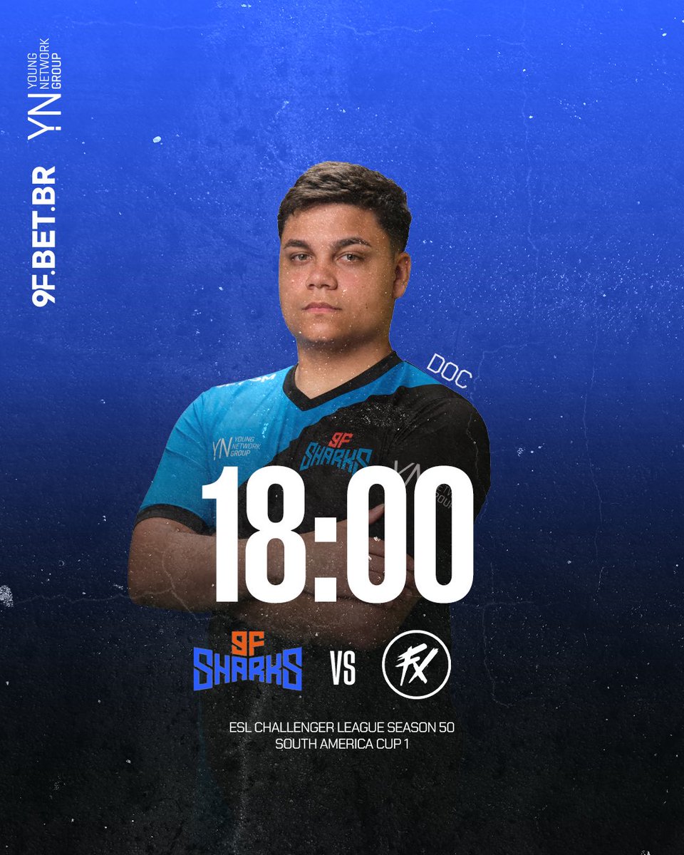 sharksesportsgg's tweet photo. O mar nos trouxe a outro torneio! 🦈

 🏆 @ESLCS
 BO3 🆚 @fluxogg
 ⏰ 18h (BRT)
 📺 https://t.co/geBWK2AYob

É hora de jogar com o coração, lutar até o último suspiro e buscar o nosso. Contamos com a torcida de vocês! 💙 #Go9FSharks #CS2 #cs2pro https://t.co/PqDZ5dyoyO