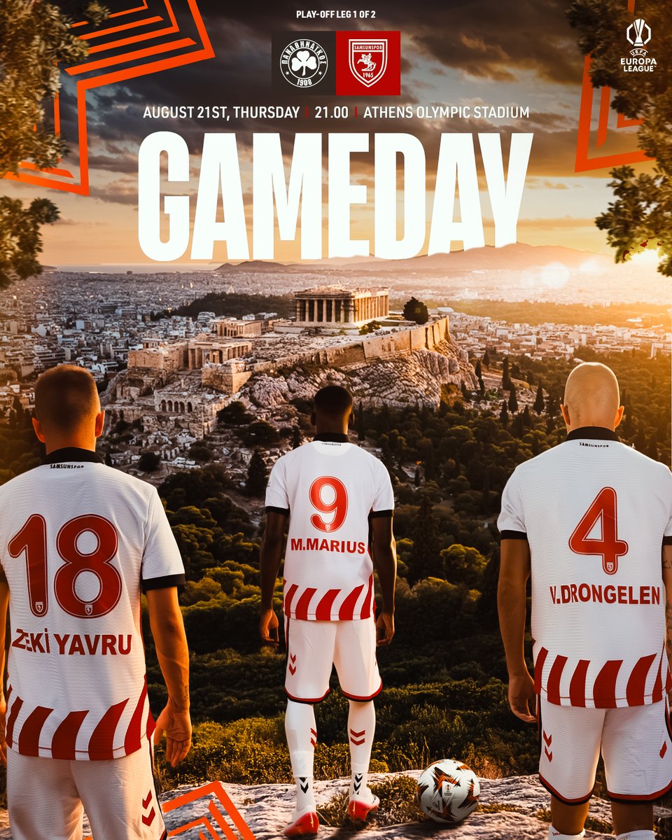 MAÇ GÜNÜ 💪
 
#SamsununMaçıVar
 
#PAOFCvSAM