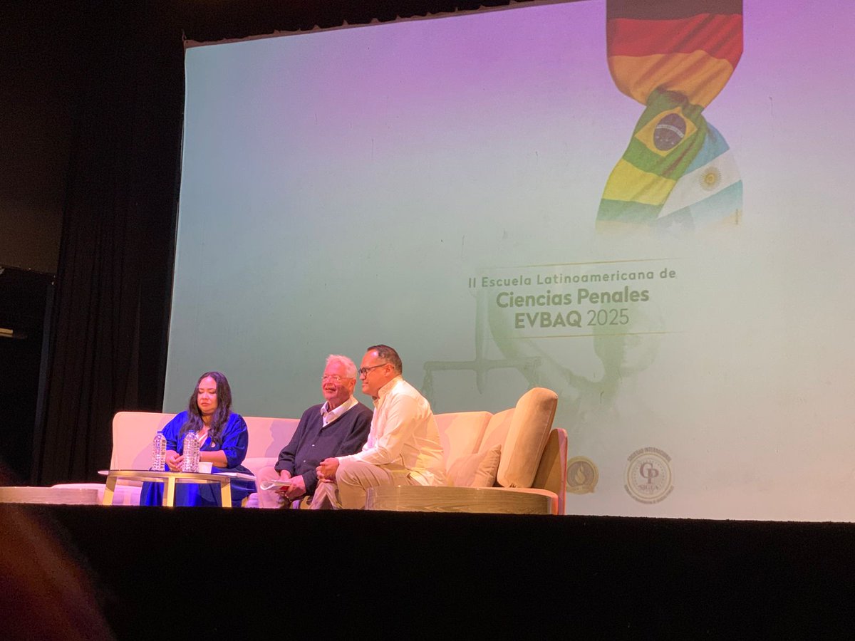 #EVBAQ2025 La conferencia inaugural fue impartida por el Profesor Dr. Sebastian Scheerer, Catedrático emérito de la Unviersidad de Hamburgo (Alemania) y Presidente honorario de SIGLA-CP!!