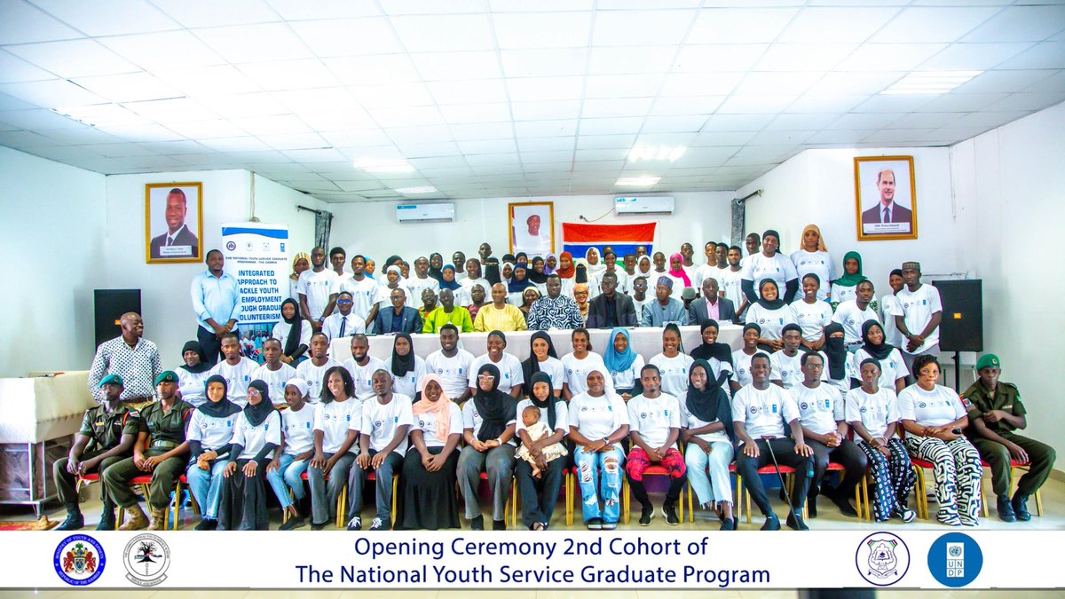 Alh. Sheikh Admed Tijan Njie 🇬🇲 (@sheikhconsti) on Twitter photo Glad to resume work with coordinating the 2nd Cohort of the National Youth Service Graduate Program for <a href="/UniOfGambia/">University of The Gambia</a>.
Moderating the orientation reminded me how far this flagship program has come, & the hope it carries in tackling youth unemployment.
Thanks to all the partners! Glad to resume work with coordinating the 2nd Cohort of the National Youth Service Graduate Program for <a href="/UniOfGambia/">University of The Gambia</a>.
Moderating the orientation reminded me how far this flagship program has come, & the hope it carries in tackling youth unemployment.
Thanks to all the partners!