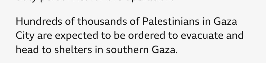 Could the <a href="/BBCNews/">BBC News (UK)</a> explain a bit more about these "shelters" that the Israeli military are ordering civilians to move to? 

It sounds like they are just recycling the propaganda of the aggressors.

bbc.co.uk/news/articles/…