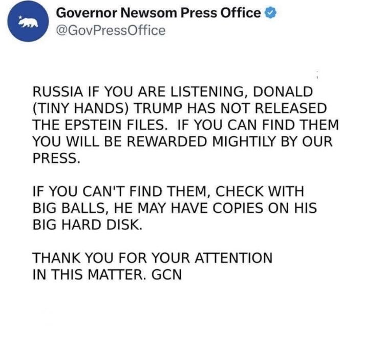 Gavin Newsom is freaking hilarious! 😀😀