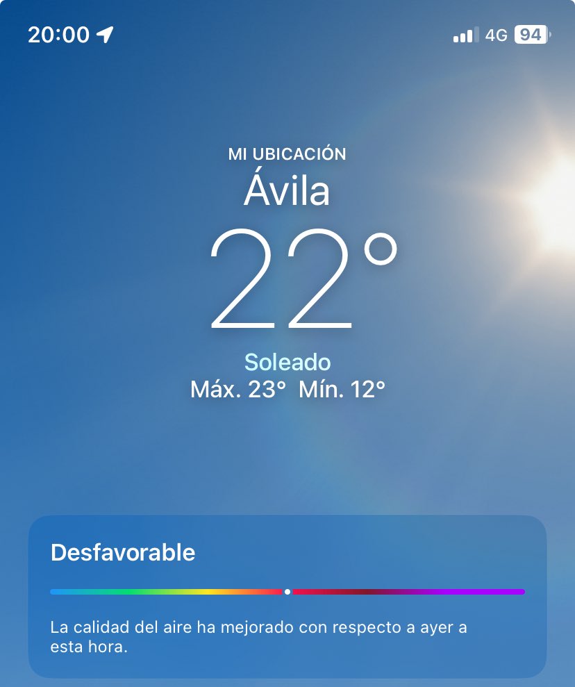Adivina que información es incorrecta <a href="/Ayto_Avila/">Ayuntamiento Ávila</a> 
Una pista. La Junta de CyL aconseja no hacer actividades deportivas al aire libre.