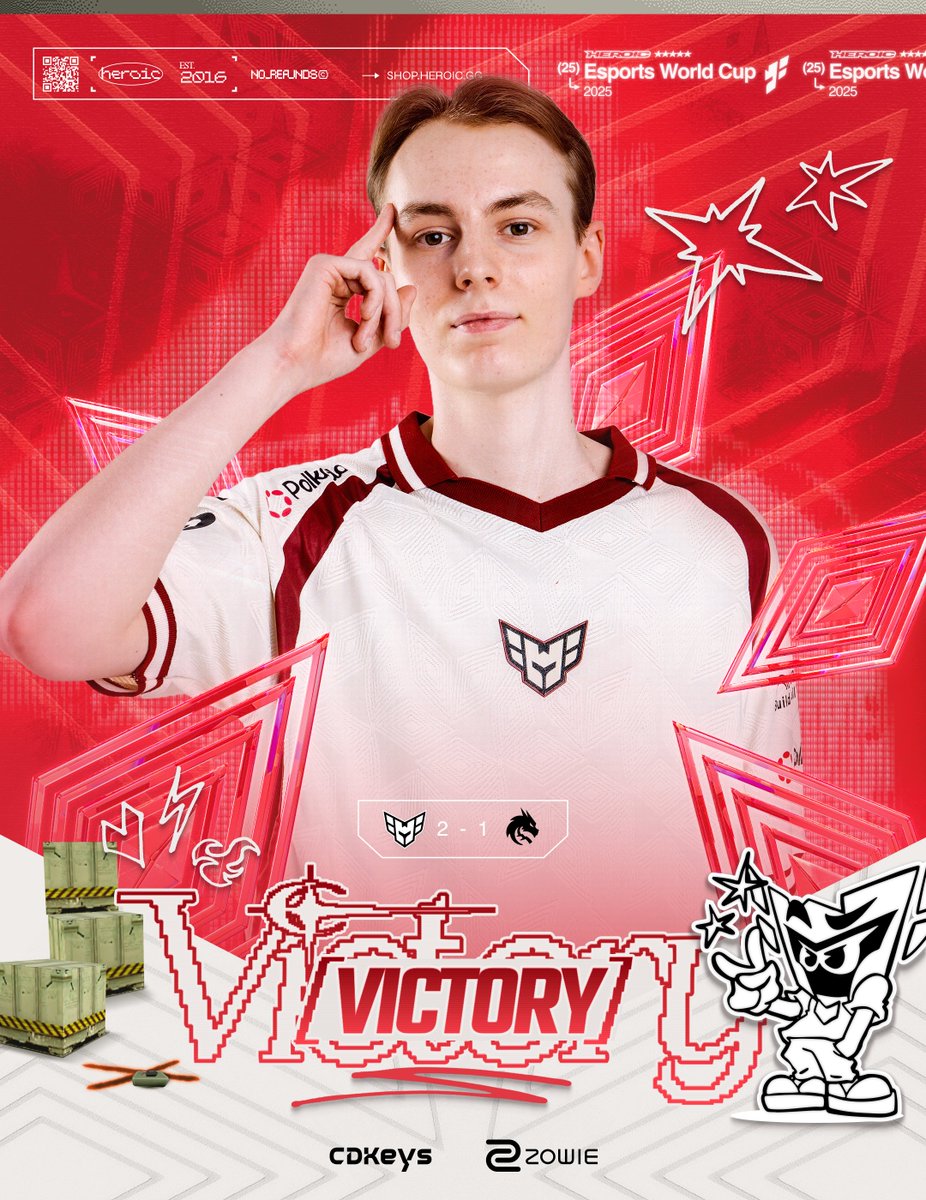 ABSOLUTE FUCKING CINEMA 

WE ELIMINATE <a href="/Team__Spirit/">Team Spirit CS2</a> FROM EWC 😈