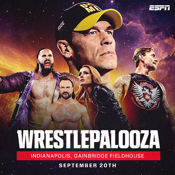 ESPN just dropped a graphic for the Wrestlepalooza PLE.