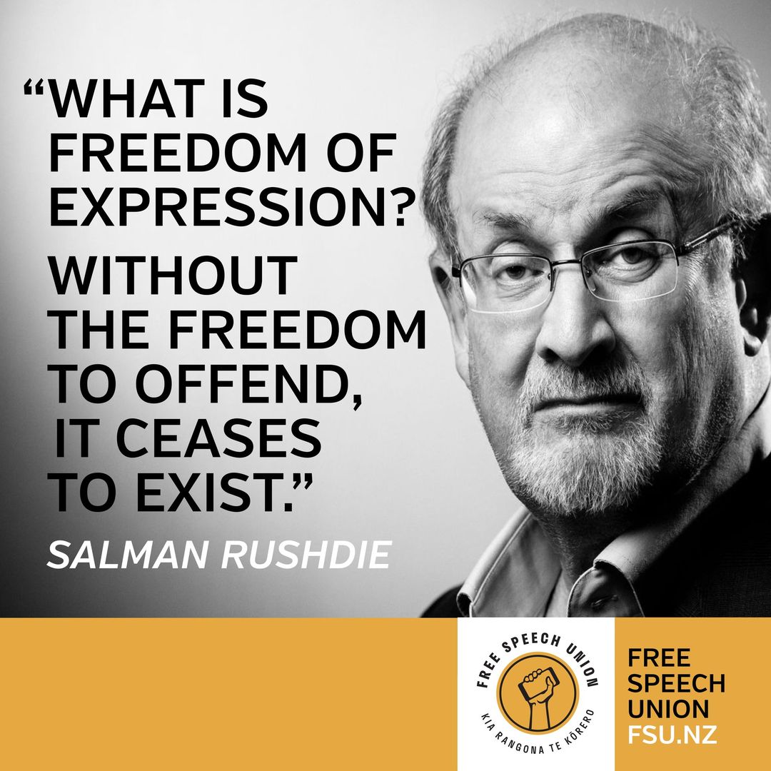 The risk of causing offence or being offended is the necessary price we pay for freedom.