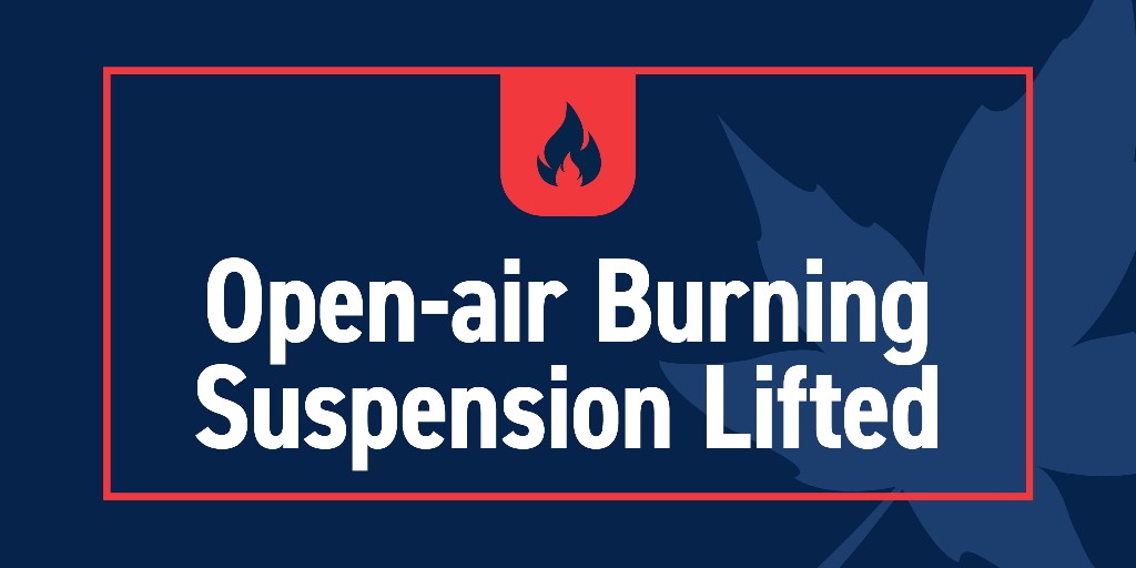 Open-Air Fire Burn Ban - LIFTED 🔥

Due to a change in weather conditions, Open-Air Fires may resume in the Town of #LincolnON with a valid Open-Air Fire Permit.

Thank you for your co-operation.

🔗 To apply for your Fire Permit today, please visit Lincoln.ca.