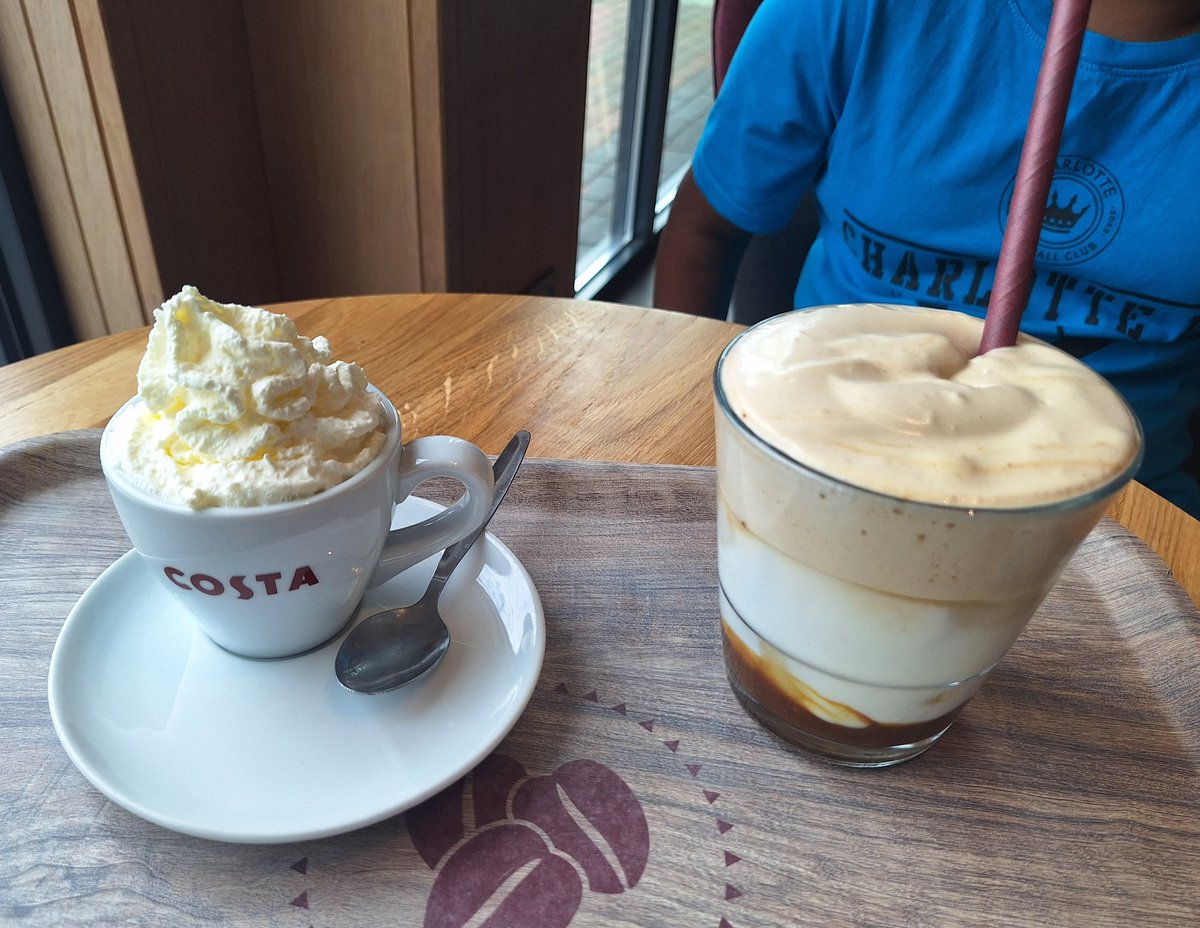 Visiting one of our favourite places as we finish a very short but sweet summer holiday this year! <a href="/CostaCoffee/">Costa Coffee</a>