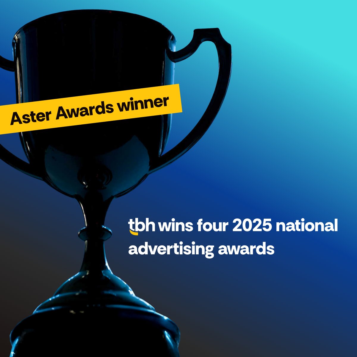 In case you missed the good news ... 

TBH Creative won the four Aster Awards for advertising excellence. See our award-winning work → blog.tbhcreative.com/2025-aster-awa…

#StrategicMarketing #HealthcareMarketing #MarketingAgency #WebDesignAgency