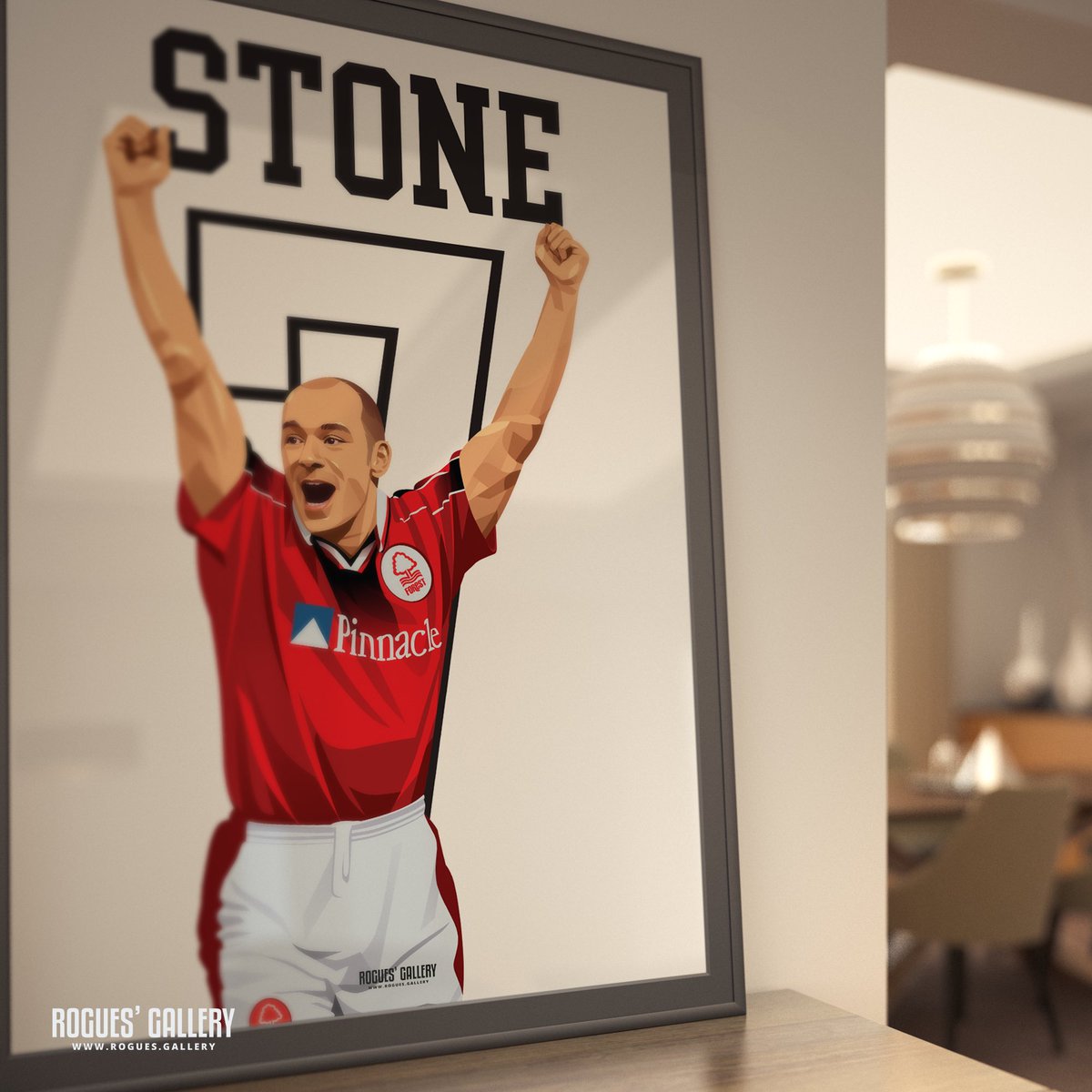 gallery_rogues's tweet image. To celebrate his 54th birthday Stevie Stevie Stone is the latest addition to our Greatest Ever series! He’s got no hair, we don’t care, Stonie was a major force in our last European campaign as Forest once again aim for Glory on the continent! 💪🏻
Available now in all sizes &…
