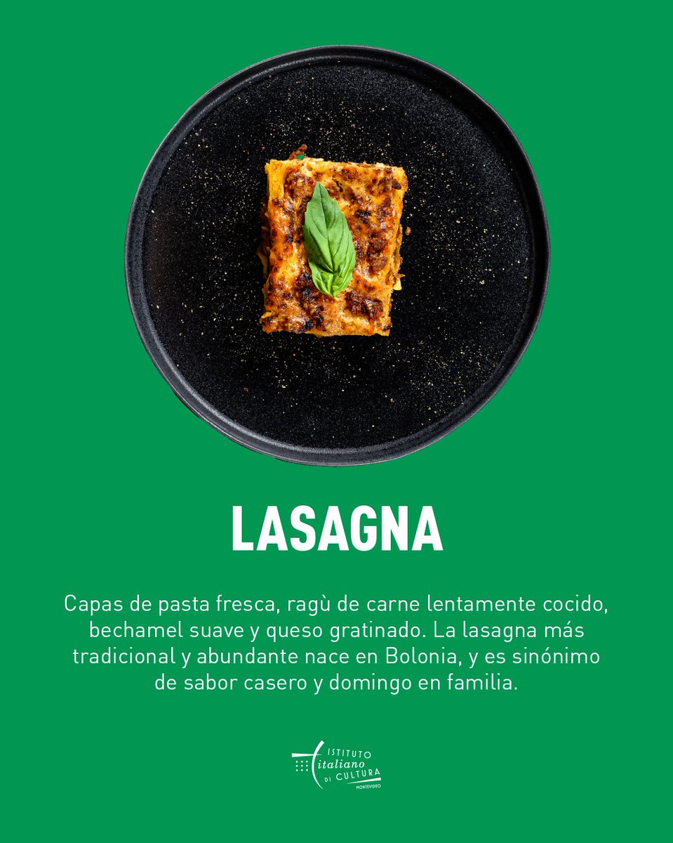 Te presentamos tres platos que son un clásico invernal en Italia. ❄️☃️

👩‍🍳¿Te animás a cocinar alguno?

#IIC #IstitutoItalianoDiCultura #Italia