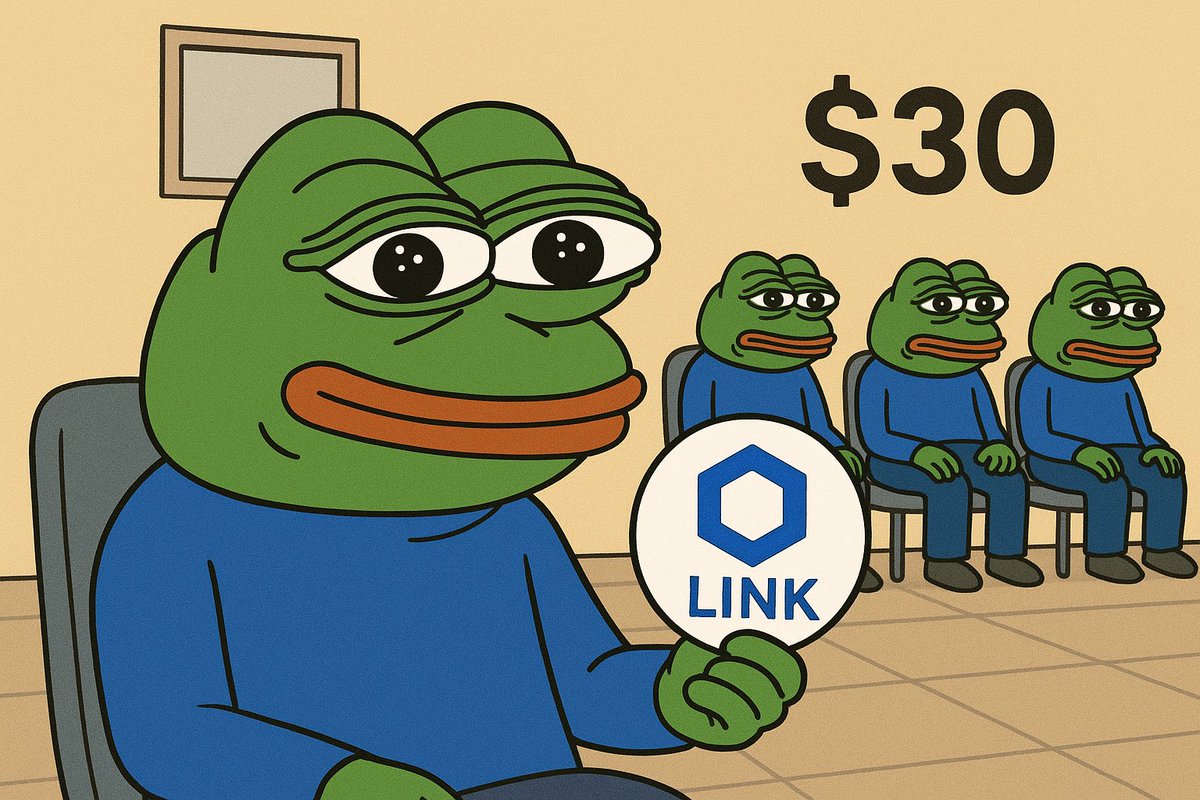 DMG3465's tweet image. We never left the $30 $LINK waiting room. We just took  a slight detour.
