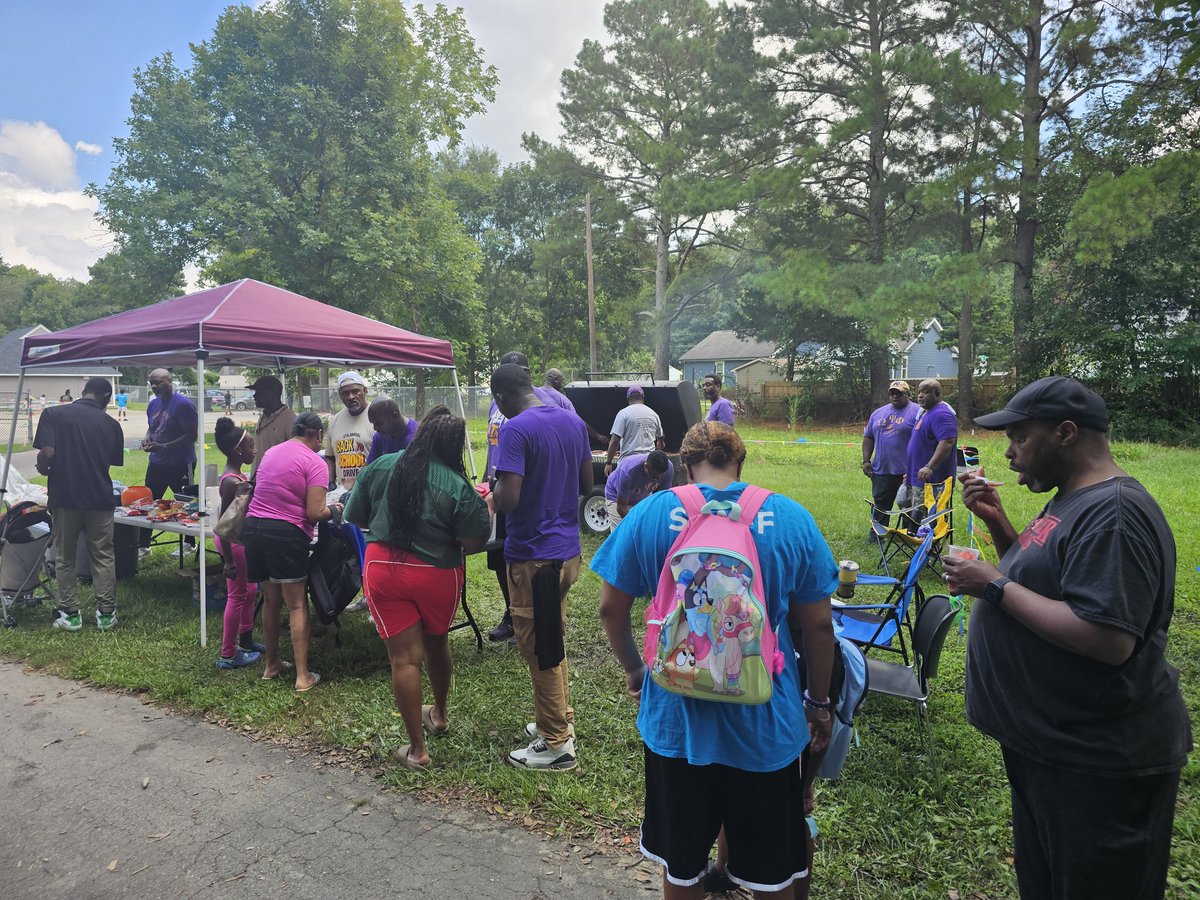 I'd like to thank all of you who helped us make a difference in a student life. We were able to give out 1800 backpack with school supplies last Saturday. Thank the brotherhood for showing up to help feed the community. God, we give you all the Glory. Amen