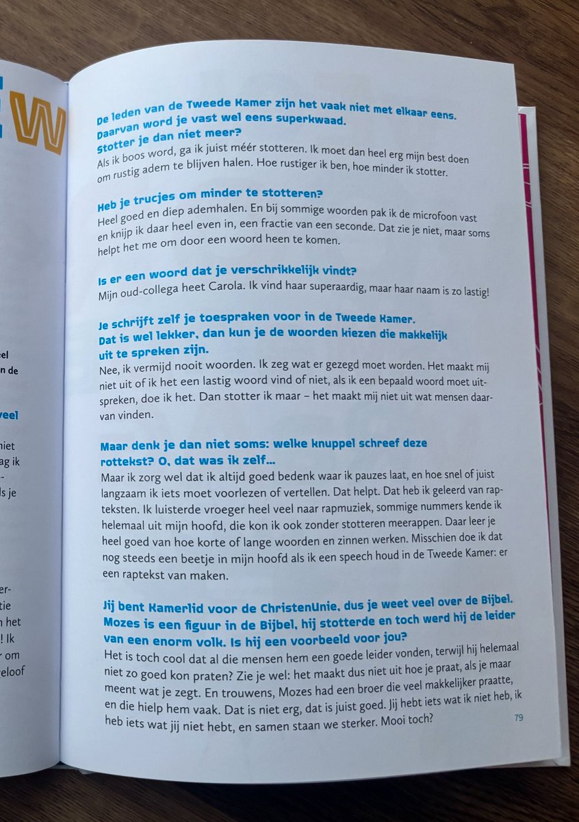 Vroeger schaamde ik me. Waarom kwamen de woorden niet zoals ik wilde? Vaak verzon ik andere woorden als ik er niet uitkwam, kneep ik mezelf of bleef gewoon stil. Ik deed alsof ik het gelach en gegniffel van mensen om mij heen niet hoorde. Terwijl ik wél iets te zeggen had.

Ik