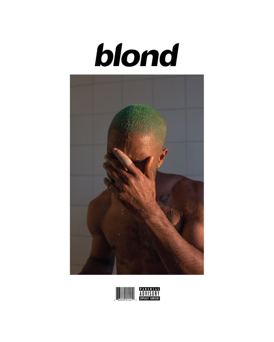 Hoy se cumplen 9 años de haberse lanzado el álbum "Blonde" de Frank Ocean.