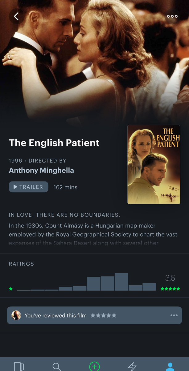 اعظم فلم رومنسي بعيد عن افلام المراهقين والهبات، لا تقول the notebook او la la land او before sunrise 

هنا تجسيد الحب الحقيقي والتضحيات بكل ماتعنيه الكلمه 🙏