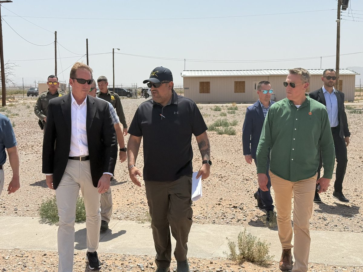 Deputy Secretary Edgar (@depsec_edgar) on Twitter photo The brand-new facility at Fort Bliss has opened as <a href="/DHSgov/">Homeland Security</a> expands bed space capacity for illegal aliens.
I toured the facility in June with <a href="/CBPCommissioner/">CBP Commissioner Rodney Scott</a> and it’s great to see it operational.
We are working at turbo speed on innovative ways to deliver on <a href="/POTUS/">President Donald J. Trump</a> Trump's The brand-new facility at Fort Bliss has opened as <a href="/DHSgov/">Homeland Security</a> expands bed space capacity for illegal aliens.
I toured the facility in June with <a href="/CBPCommissioner/">CBP Commissioner Rodney Scott</a> and it’s great to see it operational.
We are working at turbo speed on innovative ways to deliver on <a href="/POTUS/">President Donald J. Trump</a> Trump's