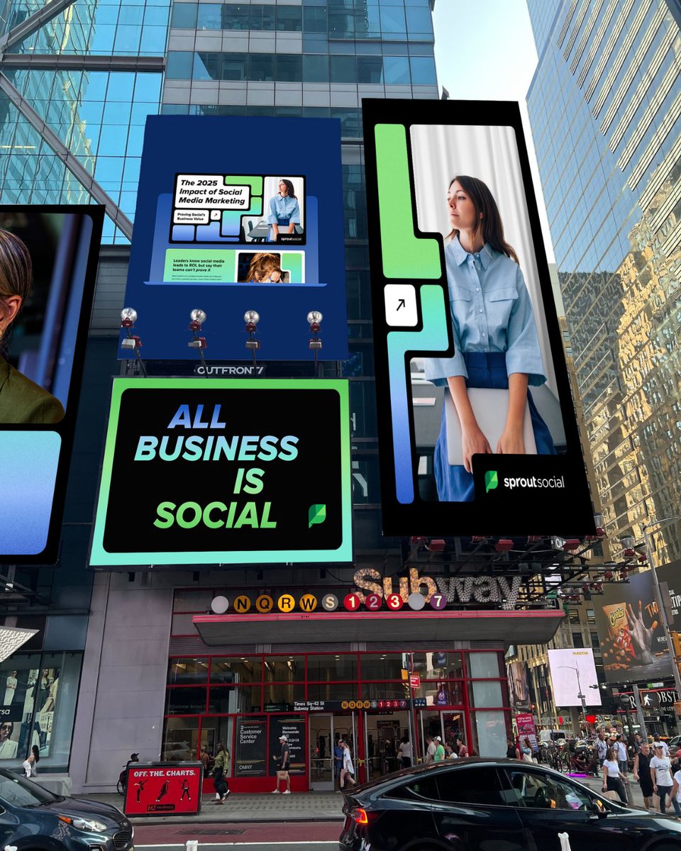 SproutSocial's tweet image. If proving social ROI deserves a billboard....we made it happen.

We surveyed over 1,200 marketing leaders worldwide to understand what it takes to prove social ROI—and what separates teams that can measure social’s impact from those that can’t.

Download the report today. Your…